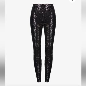 NWT Black Tie Sequins Skinny Pants XXL